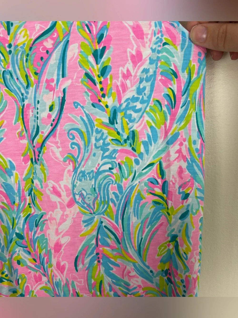 Lilly Pulitzer Kristen Flounce Dress Size XS Sleeveless Unicorn Of The Sea Pink - Picture 4 of 10